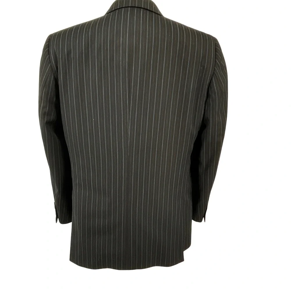 John Bartlett By Jack Victor Espirit Mens Charcoal Wool‎ Suit Jacket Blazer 40 R